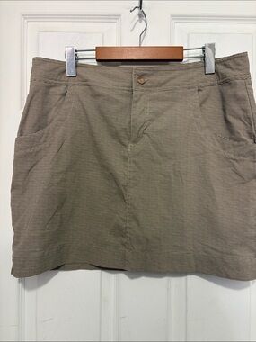 Avia Tan Micro-Check Skort
